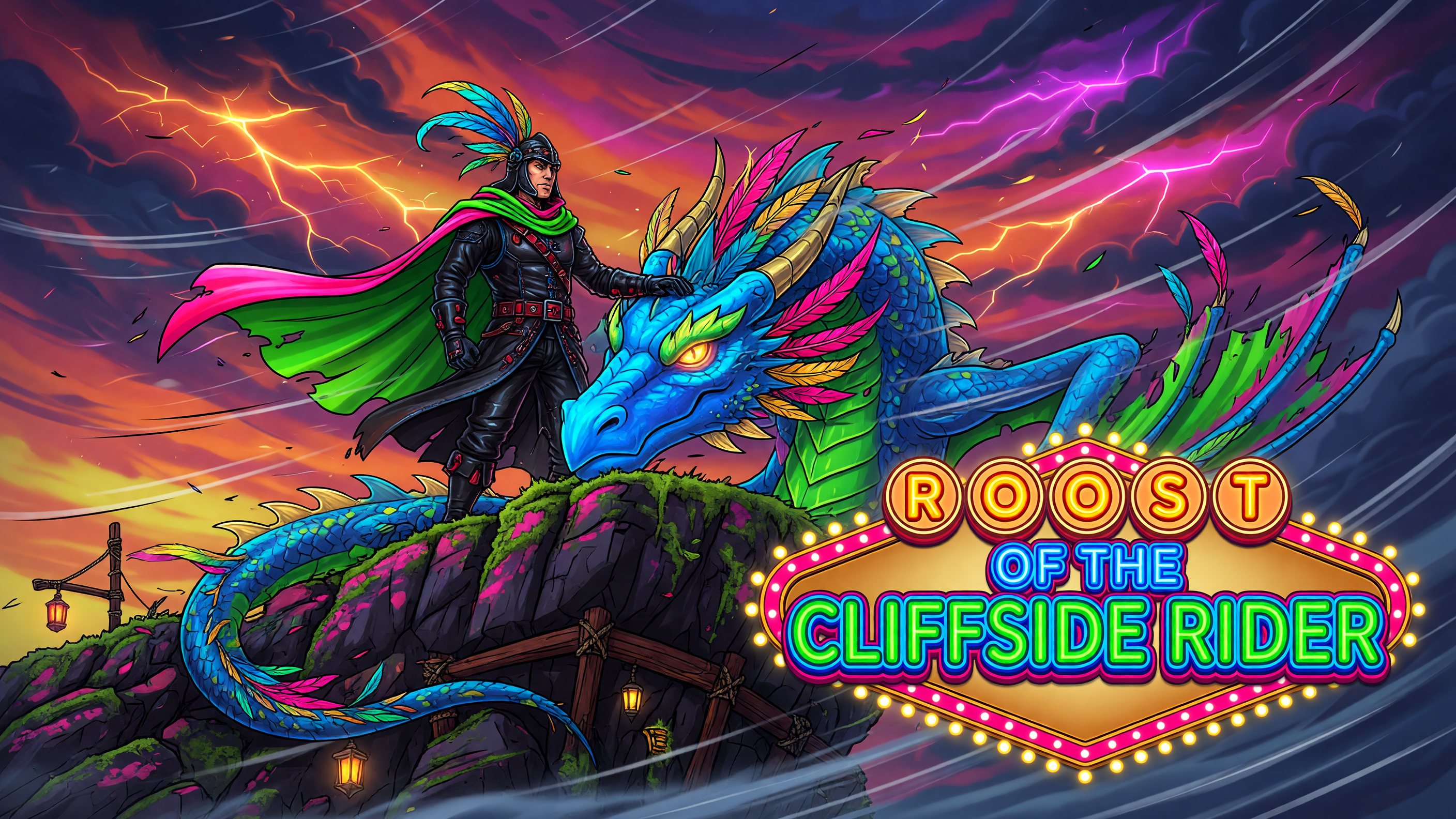 Roost Of The Cliffside Rider themed reef game art