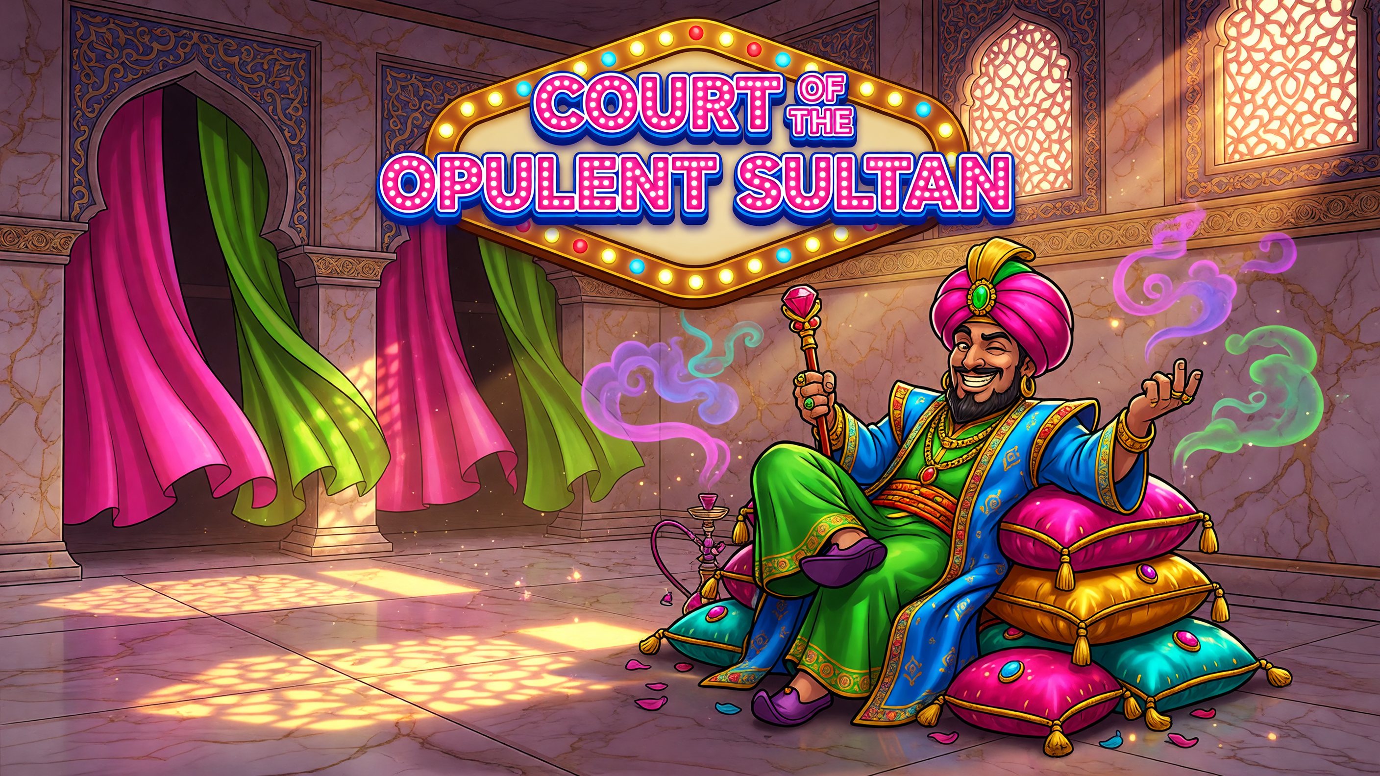 Court Of The Opulent Sultan themed reef game art